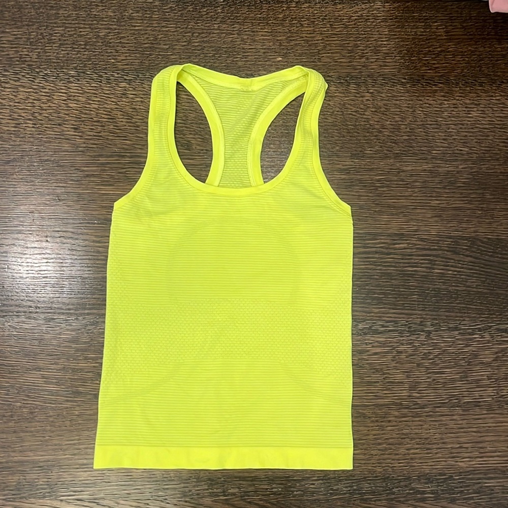 LULULEMON YELLOW TANK TOP